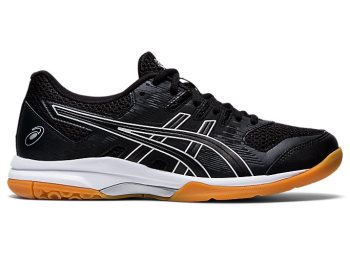 Black / Black Asics GEL-FURTHERUP Women's Volleyball Shoes | LEIA0440