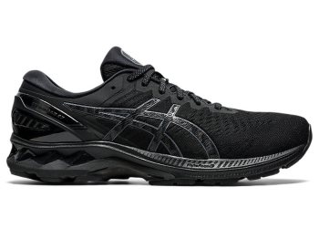 Black / Black Asics GEL-KAYANO 27 Men's Running Shoes | BTCC0080