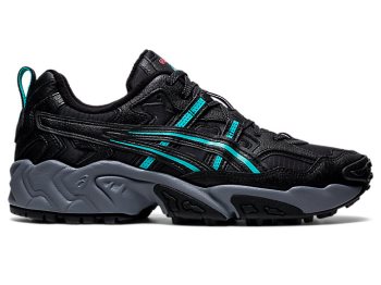 Black / Black Asics GEL-NANDI OG Men's Sneakers | THRE4837