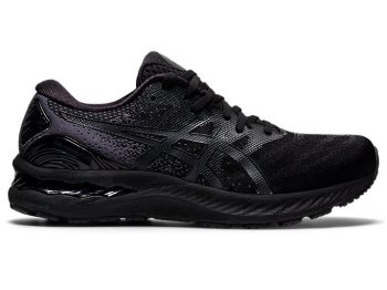 Black / Black Asics GEL-NIMBUS 23 Men's Running Shoes | VCZD9797