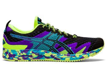 Black / Black Asics GEL-NOOSA TRI 12 Men's Running Shoes | STOU4380