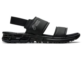Black / Black Asics GEL-QUANTUM 90 SD FO Women's Sandals | IQOP7021