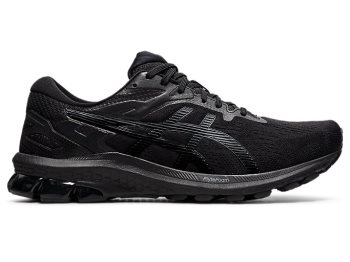 Black / Black Asics GT-1000 10 Men's Running Shoes | EQQS4631