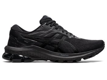 Black / Black Asics GT-1000 10 Women's Running Shoes | IXZJ7834