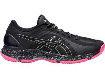 Black / Black Asics NETBURNER SUPER FF Women's Volleyball Shoes | HUYV1881