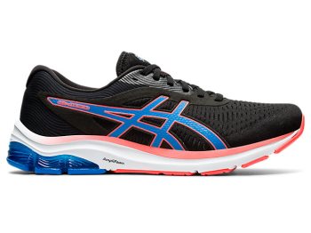 Black / Blue Asics GEL-PULSE 12 Men's Running Shoes | VPAJ0586