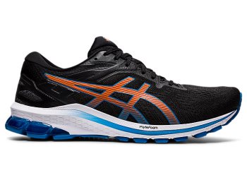 Black / Blue Asics GT-1000 10 Men's Running Shoes | VSYX3303