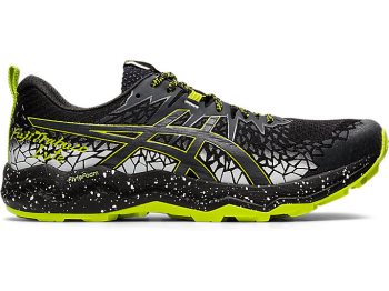 Black / Deep Grey Asics FujiTrabuco Lyte Men's Trail Running Shoes | RCFT1982