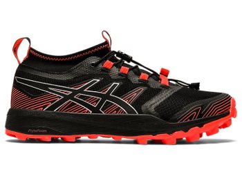 Black / Deep Grey Asics FujiTrabuco PRO Women's Trail Running Shoes | PVZM6115