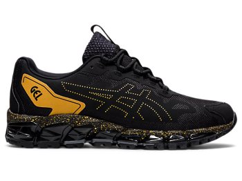 Black / Gold Asics GEL-QUANTUM 360 6 Men's Sneakers | TVED8271