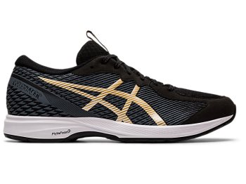 Black / Gold Asics LYTERACER 2 Men's Running Shoes | UKDP2578