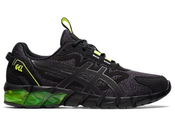 Black / Green Asics GEL-QUANTUM 90 3 Men's Sneakers | MWEU5116