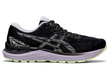 Black / Grey Asics GEL-CUMULUS 23 Women's Running Shoes | XBLI2252