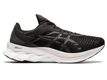 Black / Grey Asics NOVABLAST Men's Running Shoes | GYLJ2538