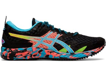 Black / Light Turquoise Asics GEL-NOOSA TRI 12 Women's Running Shoes | MHXZ5015
