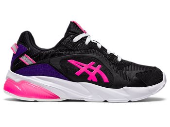 Black / Pink Asics GEL-MIQRUM Women's Sneakers | IIRS7877