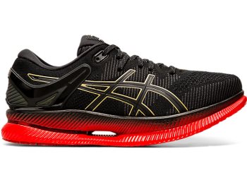 Black / Red Asics METARIDE Men's Running Shoes | IGIH1002