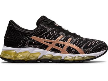 Black / Rose Gold Asics GEL-QUANTUM 360 5 JCQ Women's Sneakers | GXEA2145