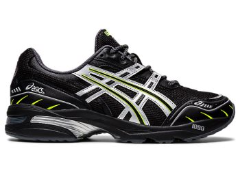 Black / Silver Asics GEL-1090 Men's Sneakers | YIIU3085