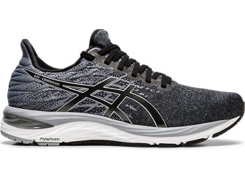 Black / Silver Asics GEL-CUMULUS 21 Men's Running Shoes | APMP8801