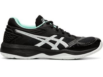 Black / Silver Asics Netburner Ballistic FF Women's Volleyball Shoes | SWLJ1968