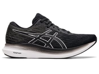 Black / White Asics EVORIDE 2 Women's Running Shoes | PVNK4617