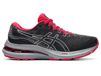 Black / White Asics GEL-KAYANO 28 GS Kids' Sneakers | HMUC9566