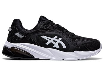 Black / White Asics GEL-MIQRUM Men's Sneakers | XNFC8548