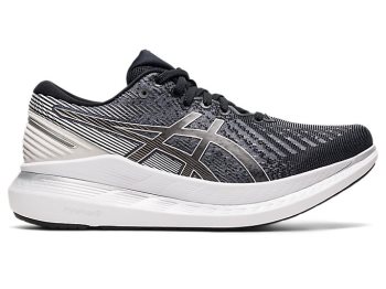 Black / White Asics GLIDERIDE 2 Women's Running Shoes | OKJU6225