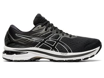 Black / White Asics GT-2000 9 Men's Running Shoes | VTVE4549