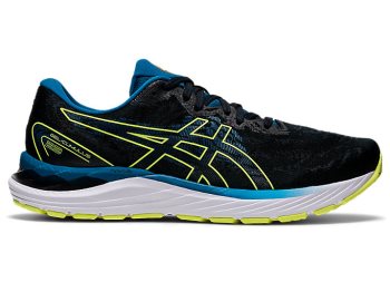 Black / Yellow Asics GEL-CUMULUS 23 Men's Running Shoes | OEGP8001