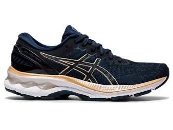 Blue Asics GEL-KAYANO 27 Women's Running Shoes | UQDU9832