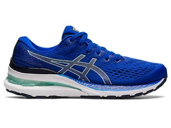 Blue Asics GEL-KAYANO 28 Women's Running Shoes | BOUZ9286