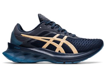 Blue Asics NOVABLAST Women's Running Shoes | CQZI3207