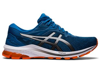 Blue / Black Asics GT-1000 10 (4E) Men's Running Shoes | WHWY9646