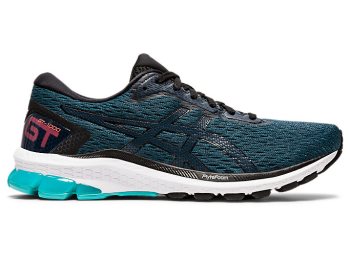 Blue / Black Asics GT-1000 9 Men's Running Shoes | VNOL0696