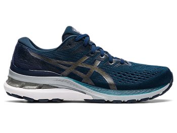 Blue / Blue Asics GEL-KAYANO 28 Women's Running Shoes | NEBX1674