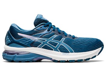 Blue / Grey Asics GT-2000 9 Women's Running Shoes | IOUA7737