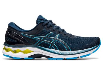 Blue / Light Turquoise Asics GEL-KAYANO 27 Men's Running Shoes | YCWW1891