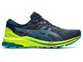 Blue / Light Turquoise Asics GT-1000 10 Men's Running Shoes | AHNF2423