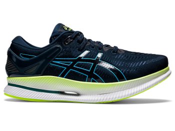 Blue / Light Turquoise Asics METARIDE Men's Running Shoes | BSNH9637