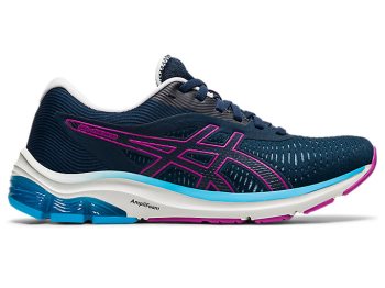 Blue / Purple Asics GEL-PULSE 12 Women's Running Shoes | FNDA2951