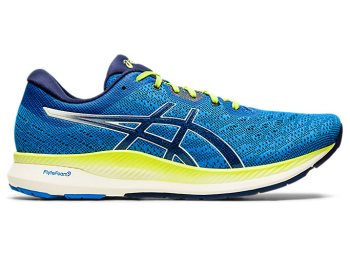 Blue / White Asics EVORIDE Men's Running Shoes | UTHF3908