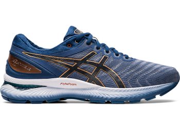 Deep Grey Asics GEL-Nimbus 22 Men's Running Shoes | LABX1566