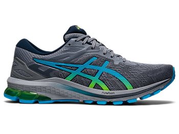 Green Asics GT-1000 10 Men's Running Shoes | MJOO9027