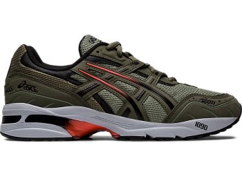 Green / Green Asics GEL-1090 Men's Sneakers | PYDN0749