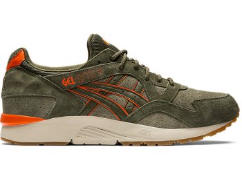 Green / Olive Asics GEL-Lyte V Men's Sneakers | SRRA9039