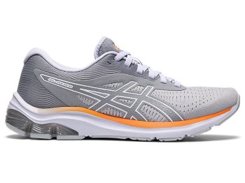 Grey Asics GEL-PULSE 12 Women's Running Shoes | YFFE0629