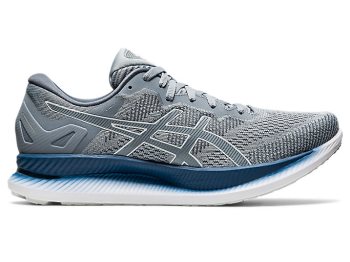 Grey Asics GLIDERIDE Men's Running Shoes | FLZN9793