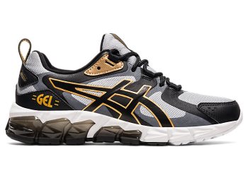 Grey / Black Asics GEL-QUANTUM 180 6 GS Kids' Sneakers | GTDV6539